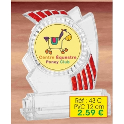 Trophée : Réf. 43C - 12cm - PVC